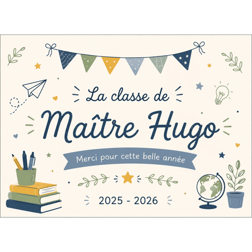 Ardoise à suspendre personnalisée – Cadeau de fin d'année