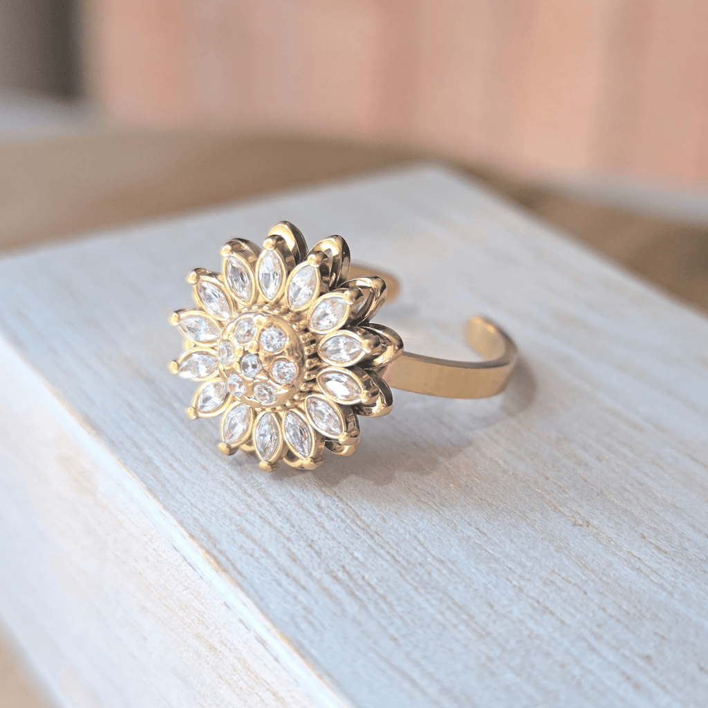 Bague Fleur Anti-Stress