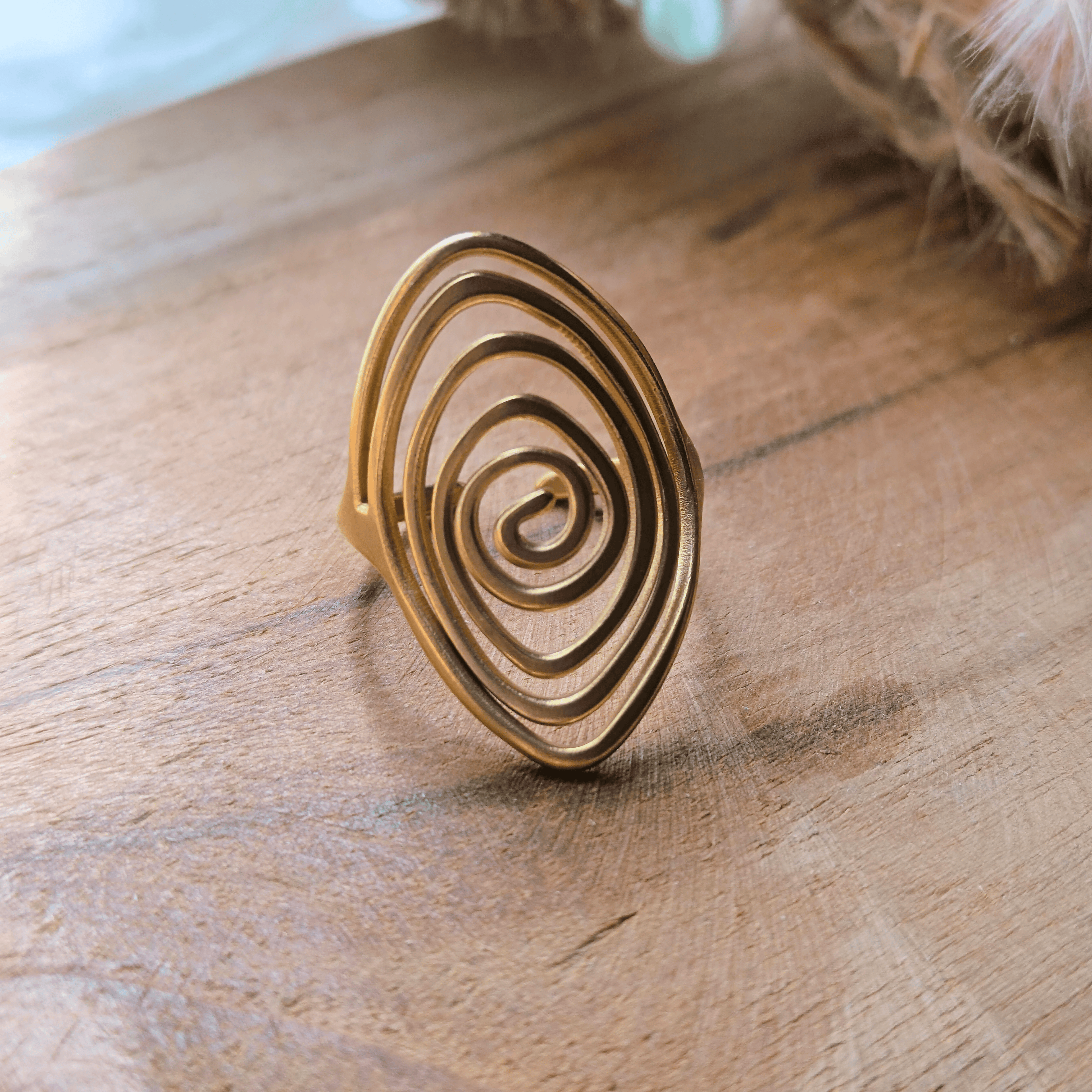 Bague en acier inoxydable femme