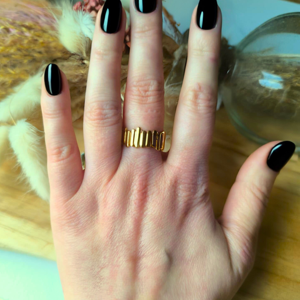 Bague irrégulière – acier inoxydable