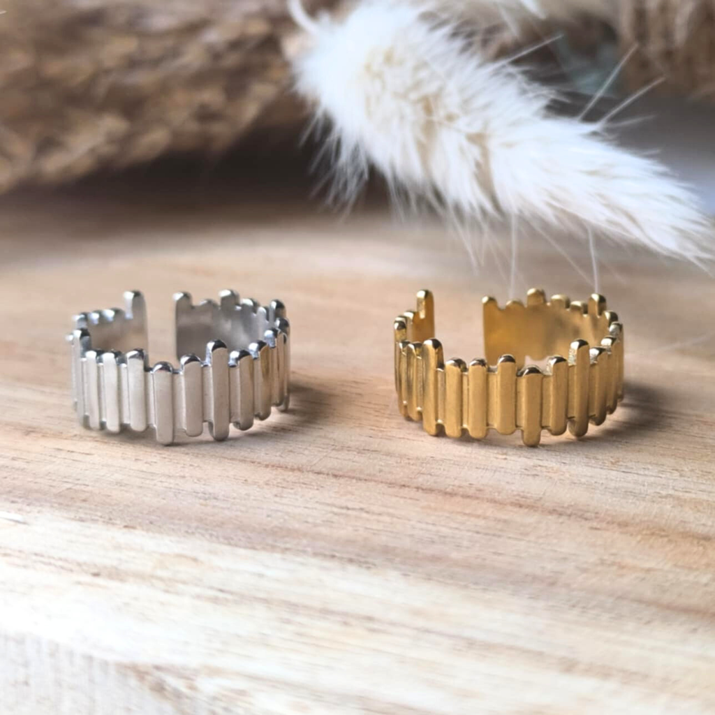 Bague irrégulière – acier inoxydable