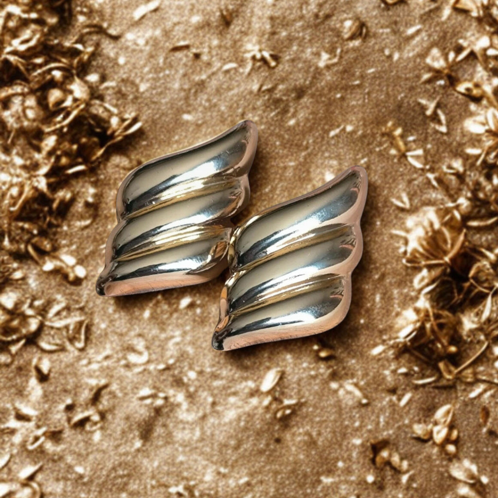 Boucles d’Oreilles Vagues Épaisses en Acier Inoxydable – Légères & Tendance