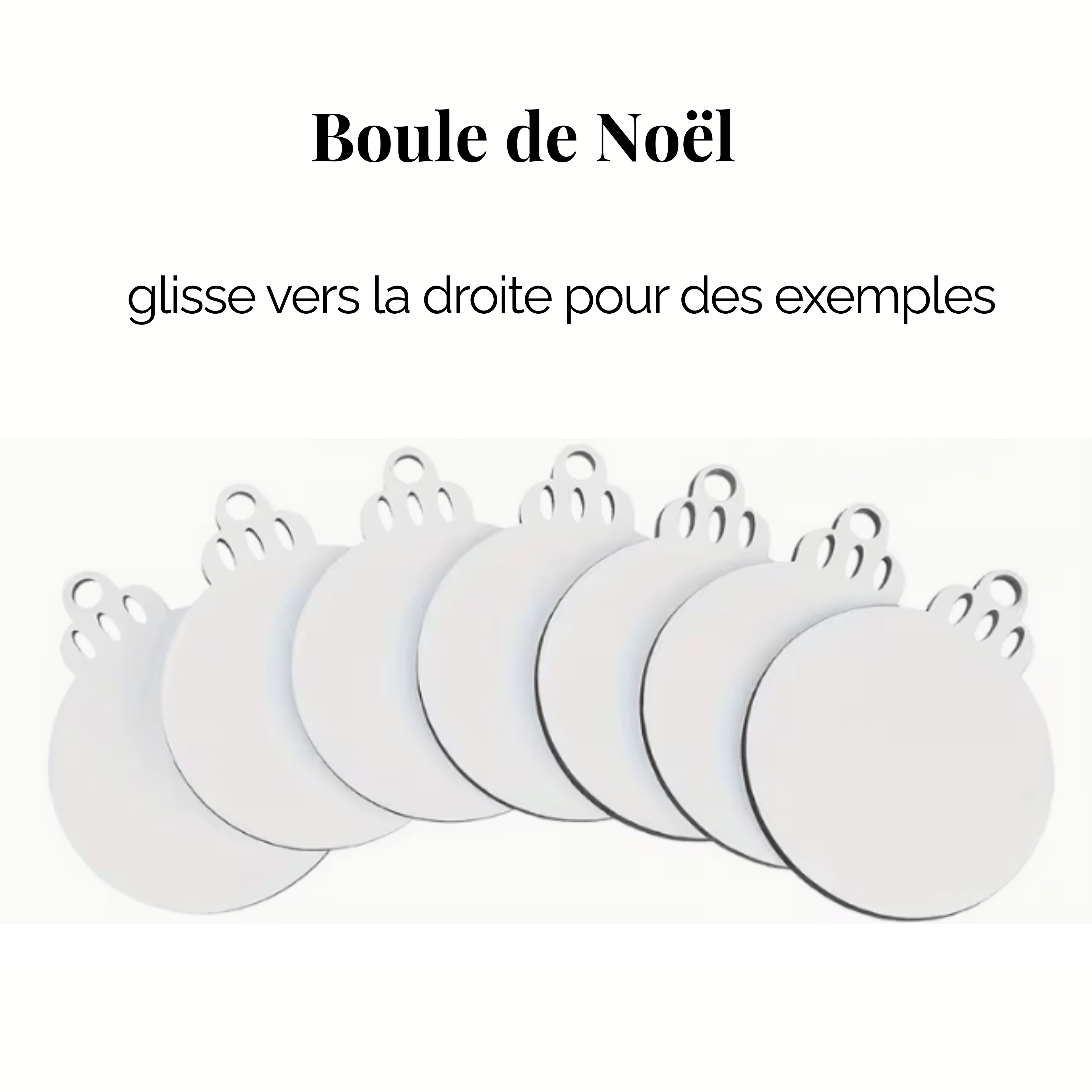 Boule de Noël Personnalisée