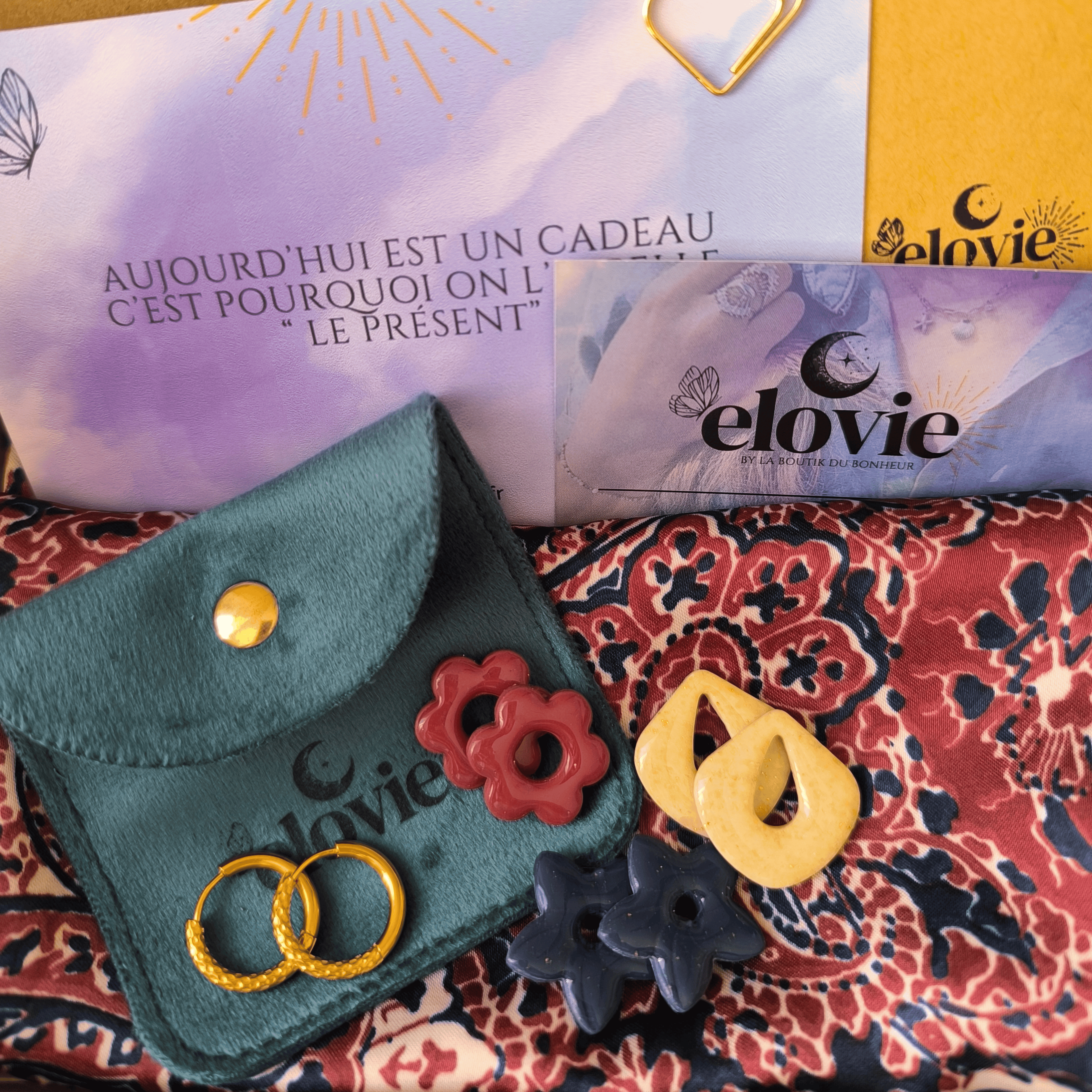 🌙 Box Foulard & Pampilles
