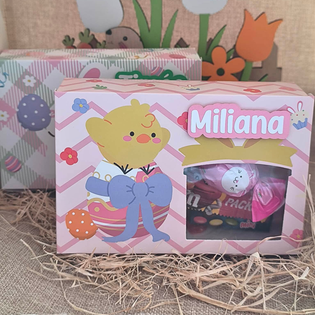 Box Pâques Personnalisée – Prénom en Relief