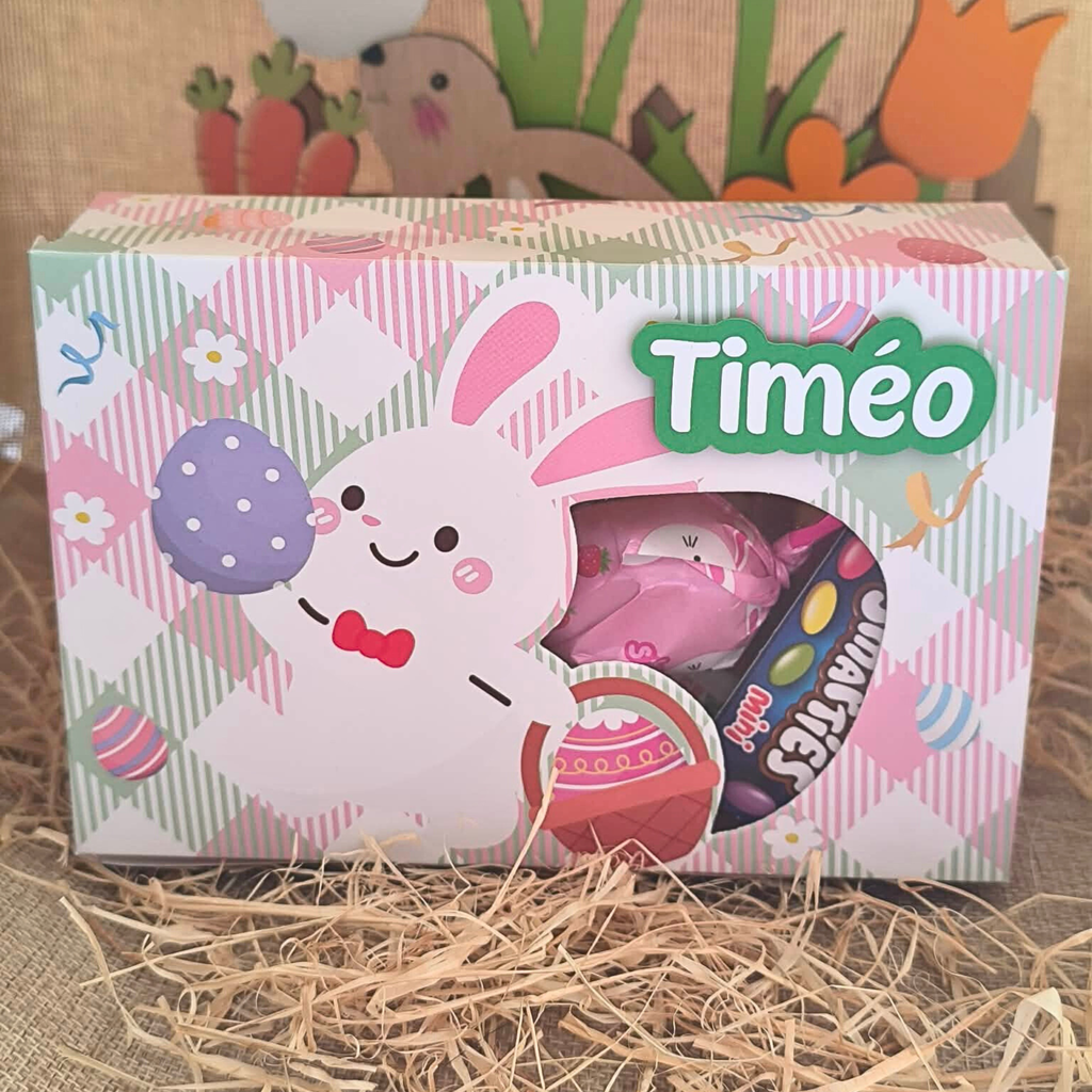 Box Pâques Personnalisée – Prénom en Relief