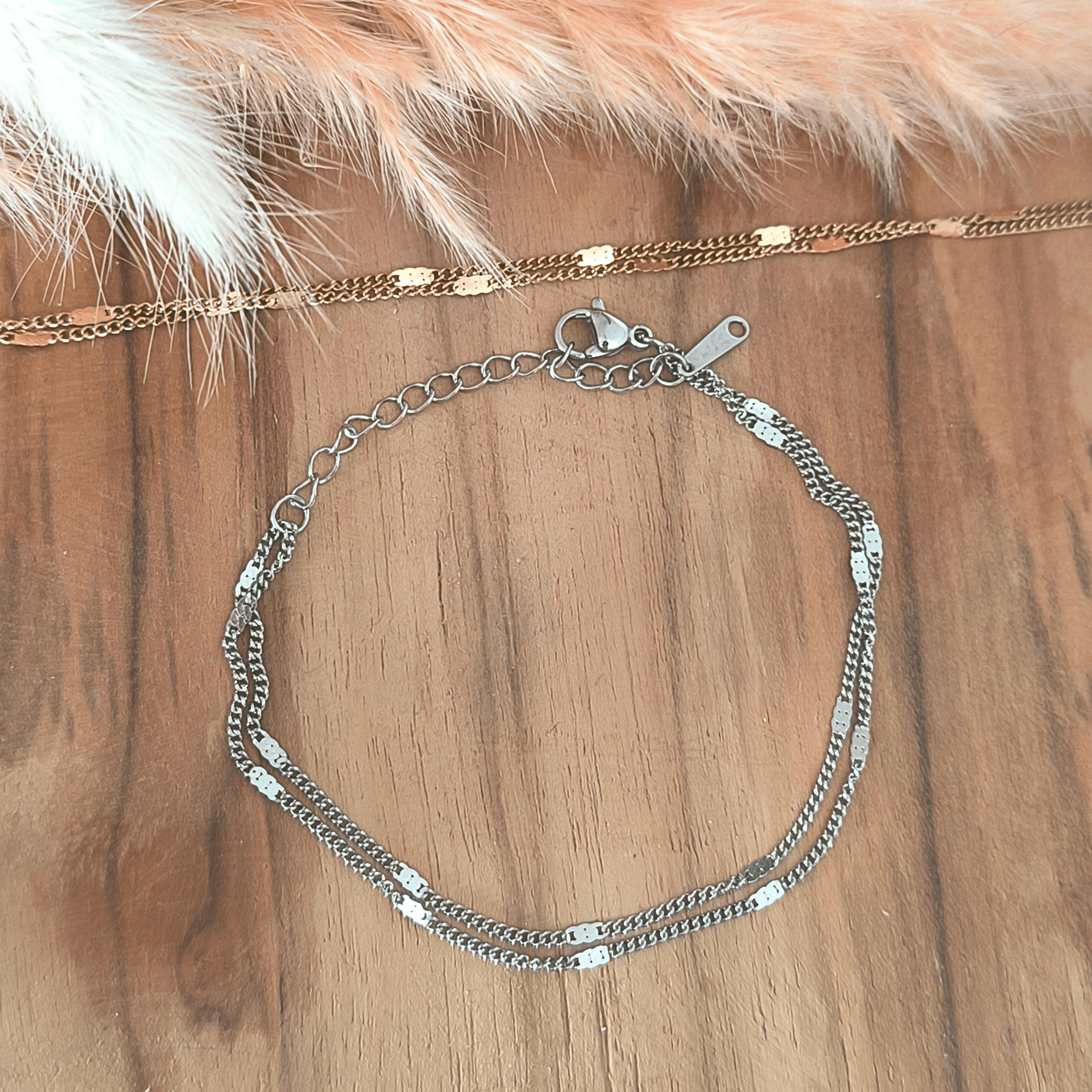 Bracelet double discret