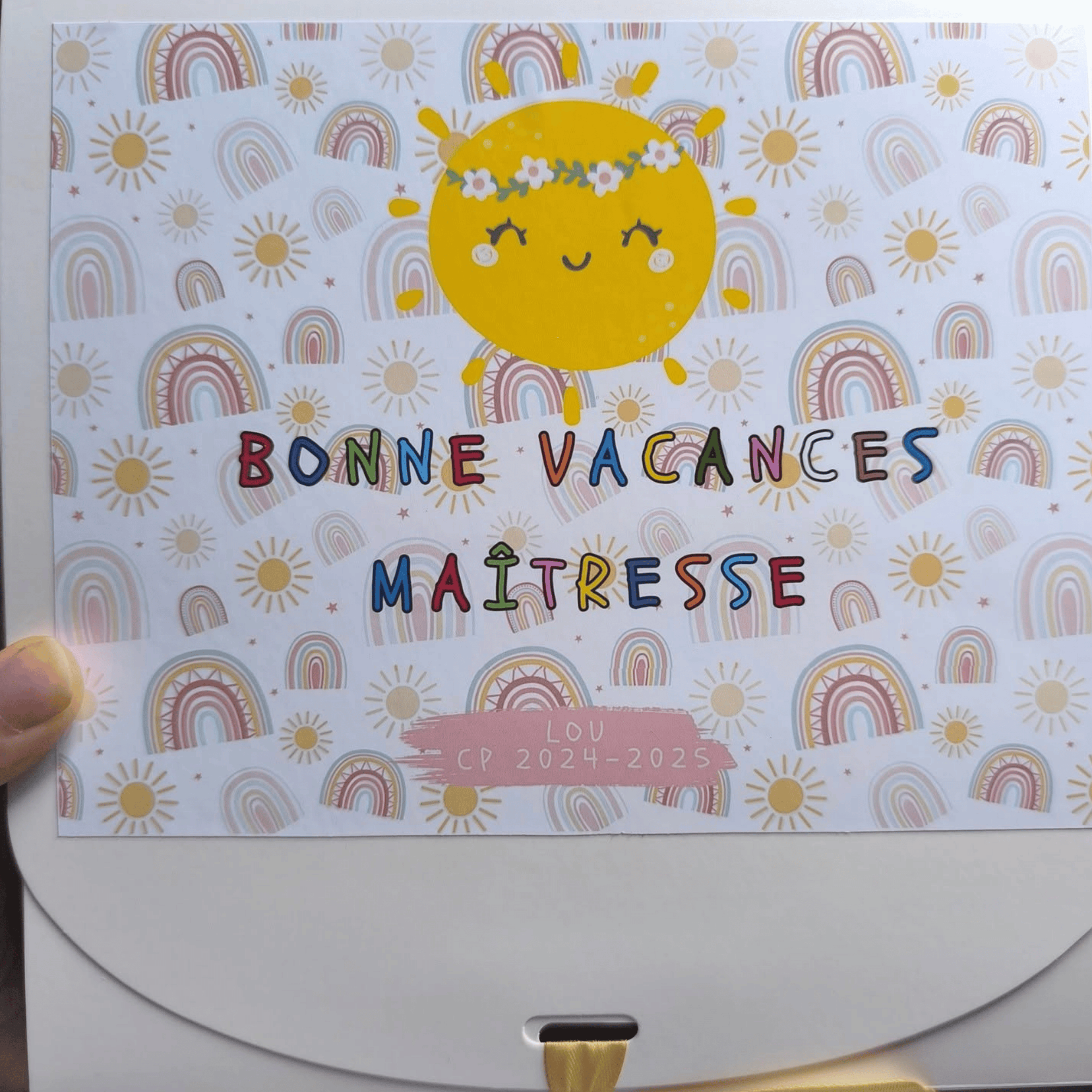 Box Personnalisée Soleil & École ☀️📚