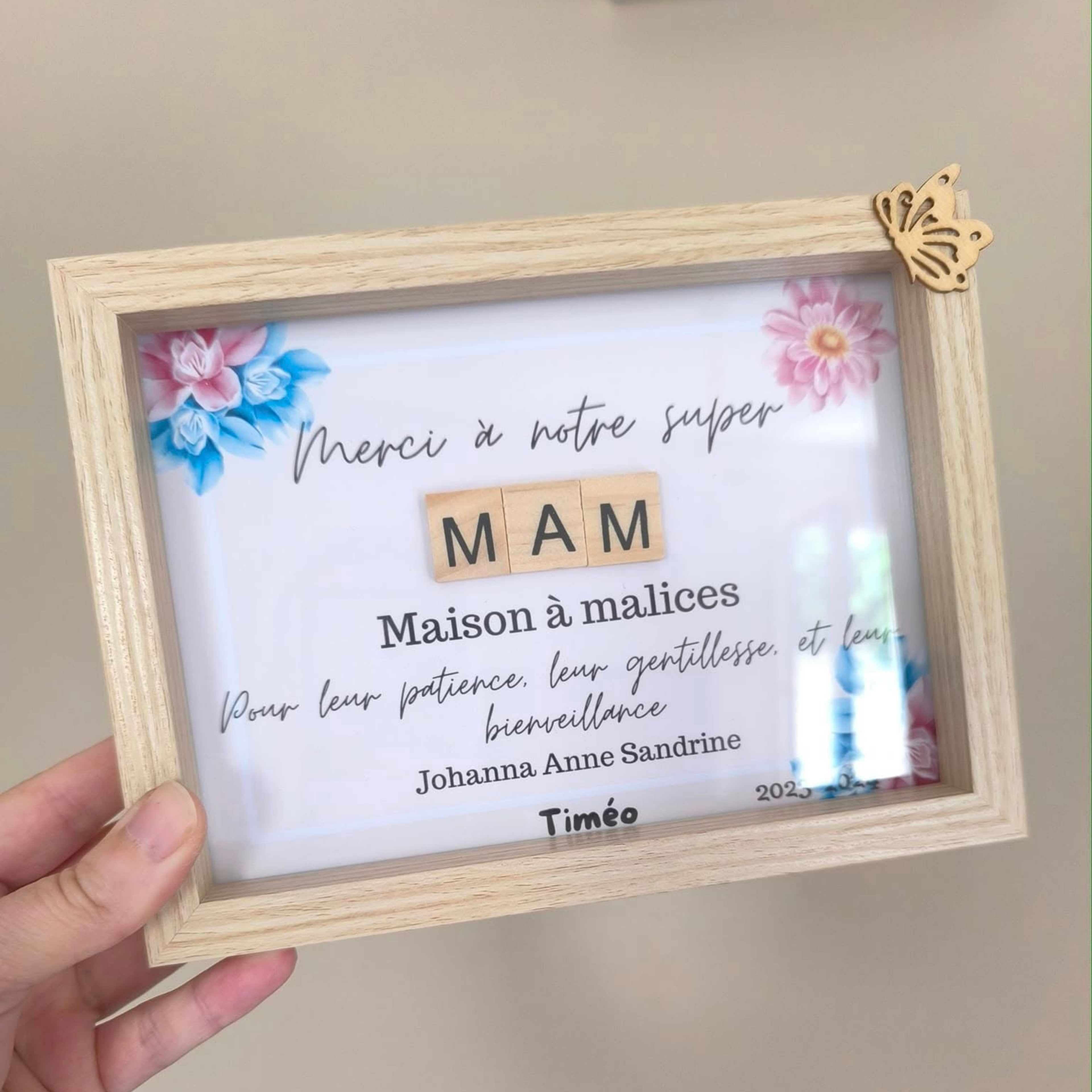 petit cadre personnalisé