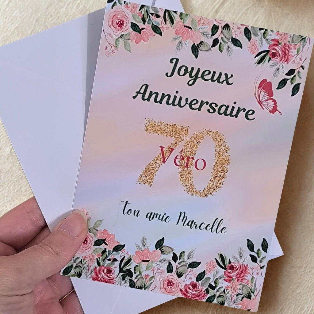 Carte Personnalisée à Offrir – Mariage, Anniversaire, Baptême & Autres occasions
