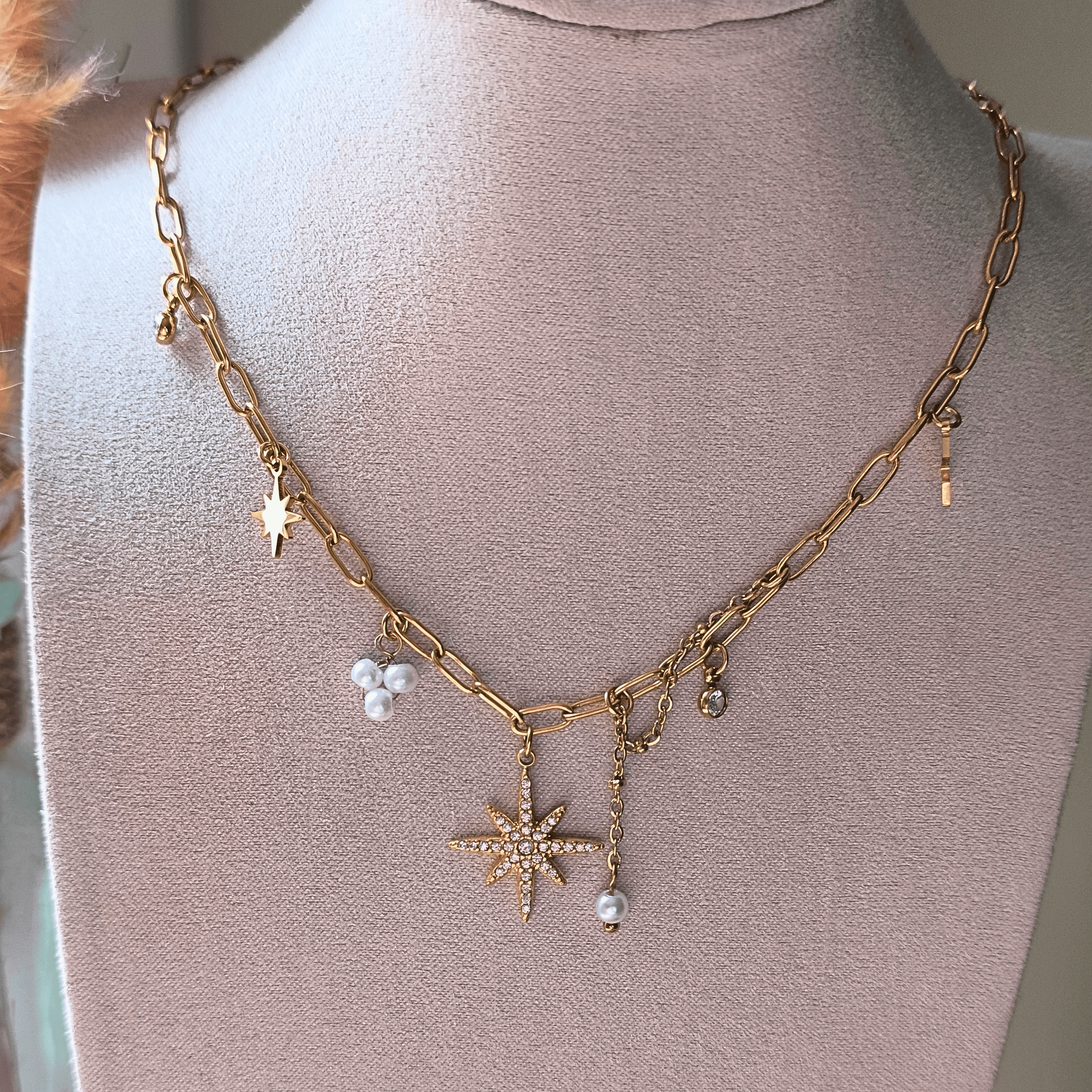 Collier raffiné en acier inoxydable