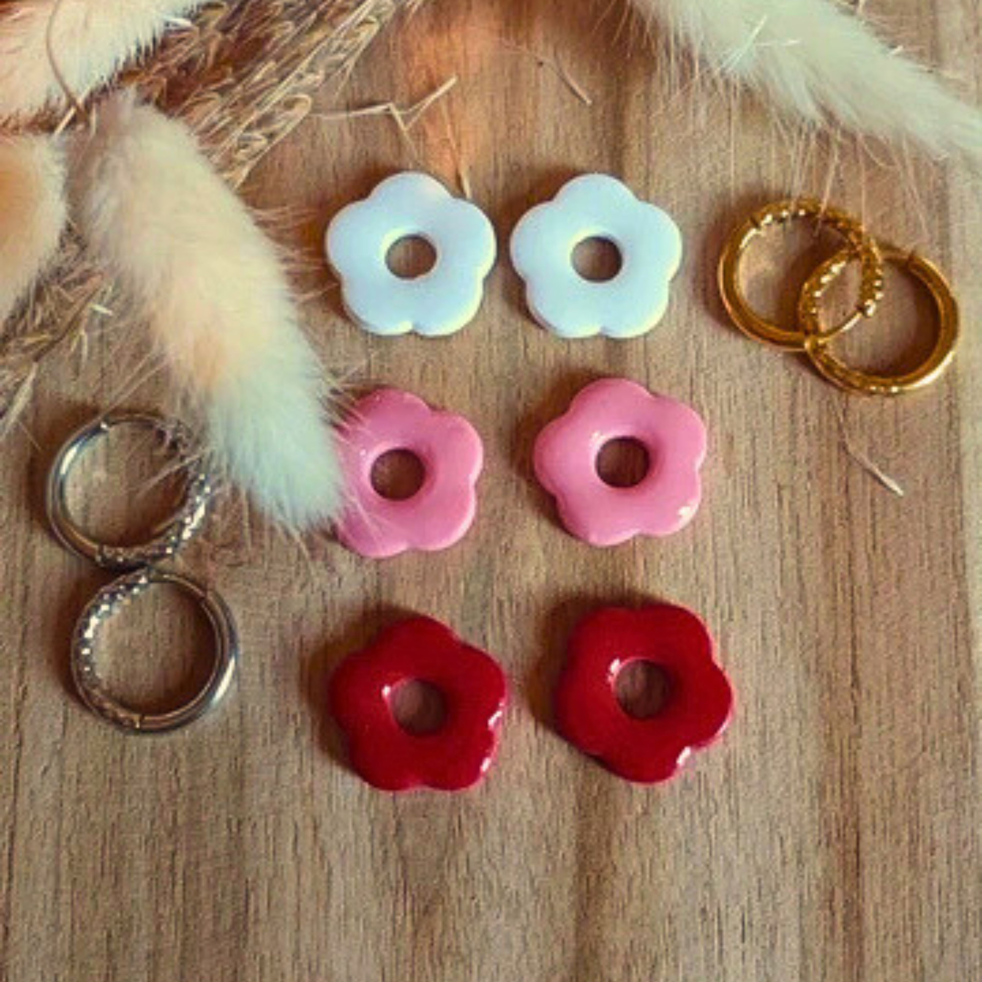 🌸 Créoles interchangeables Éternia