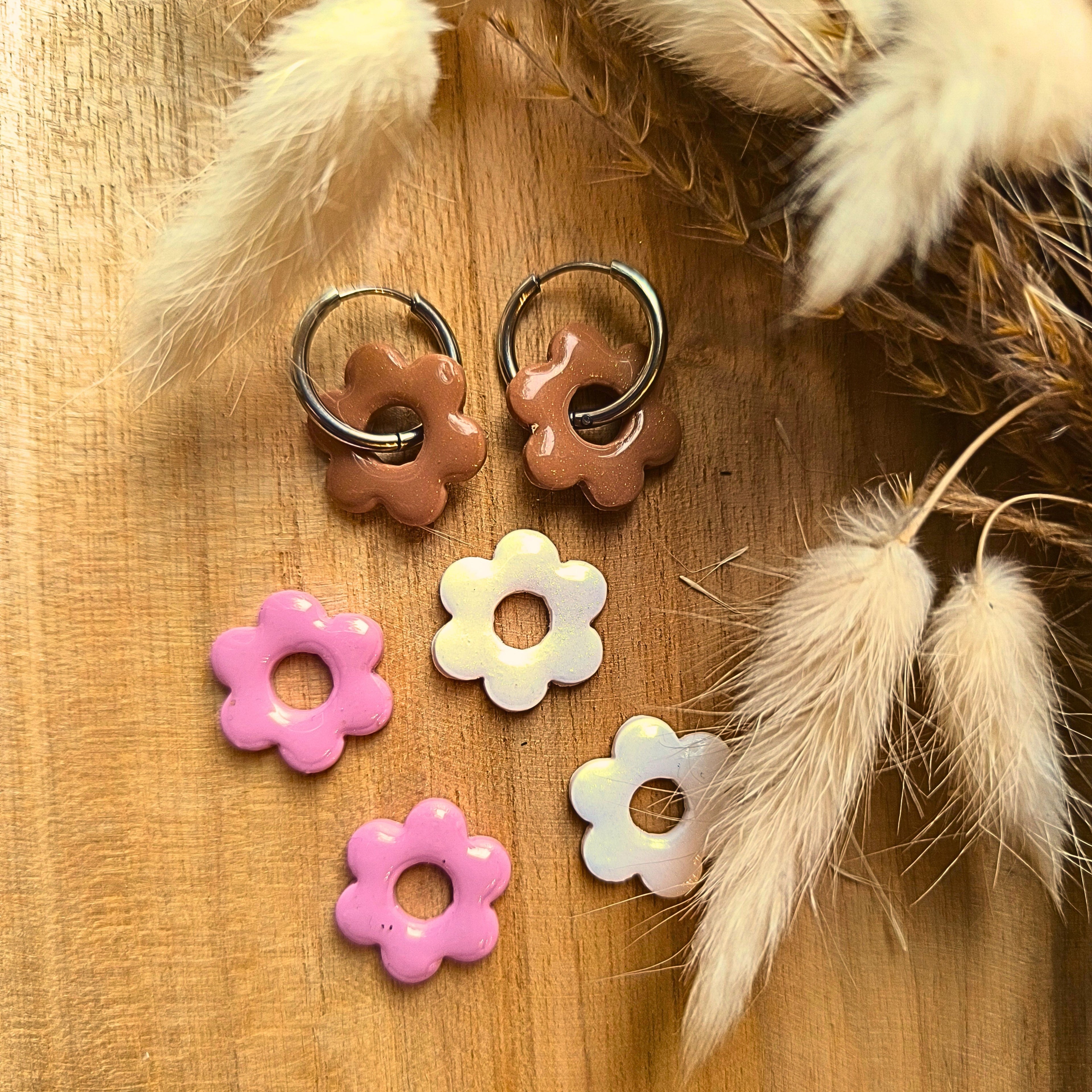 🌸 Créoles interchangeables Floréa Petite