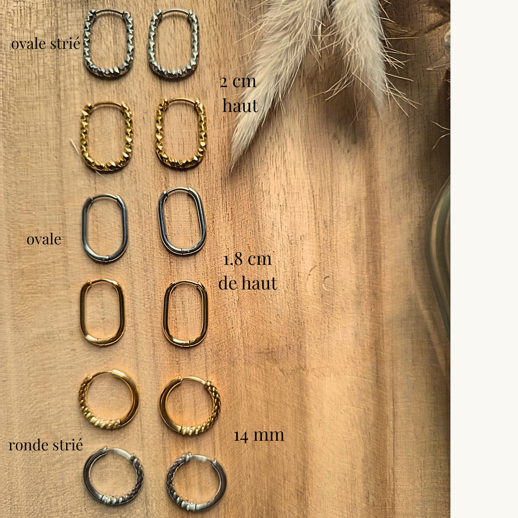 ☀️ Créoles interchangeables Solara