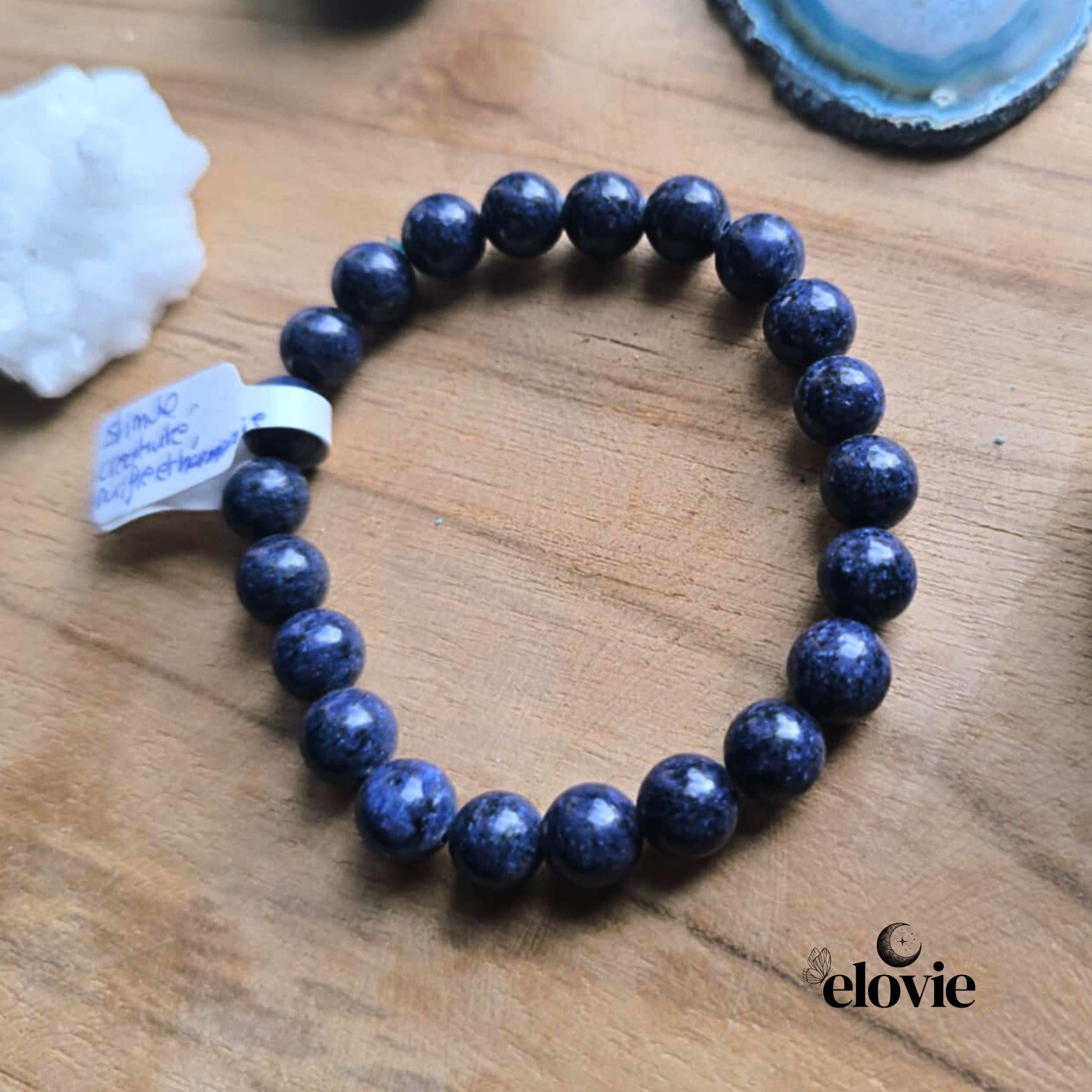 Bracelet Élastique en Lapis-Lazuli 8mm