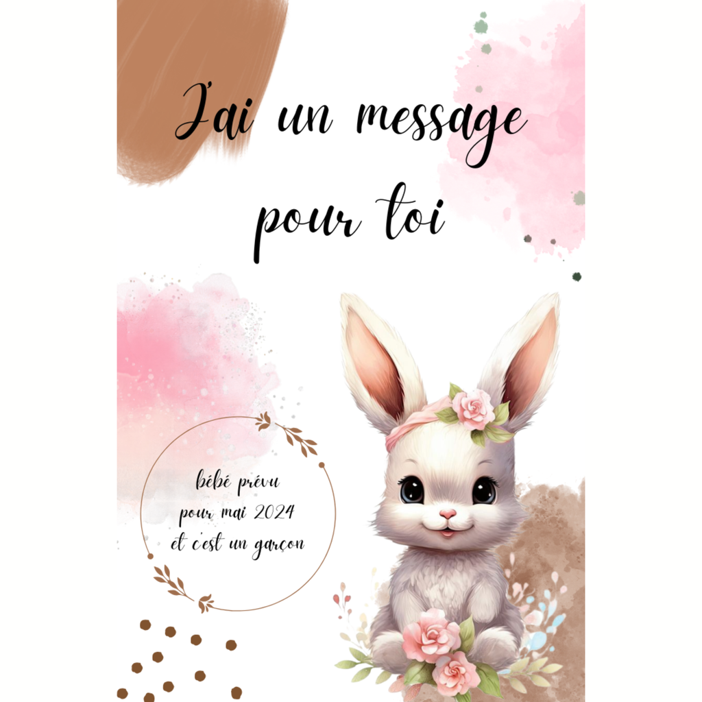 Ticket à gratter personnalisé – Message surprise