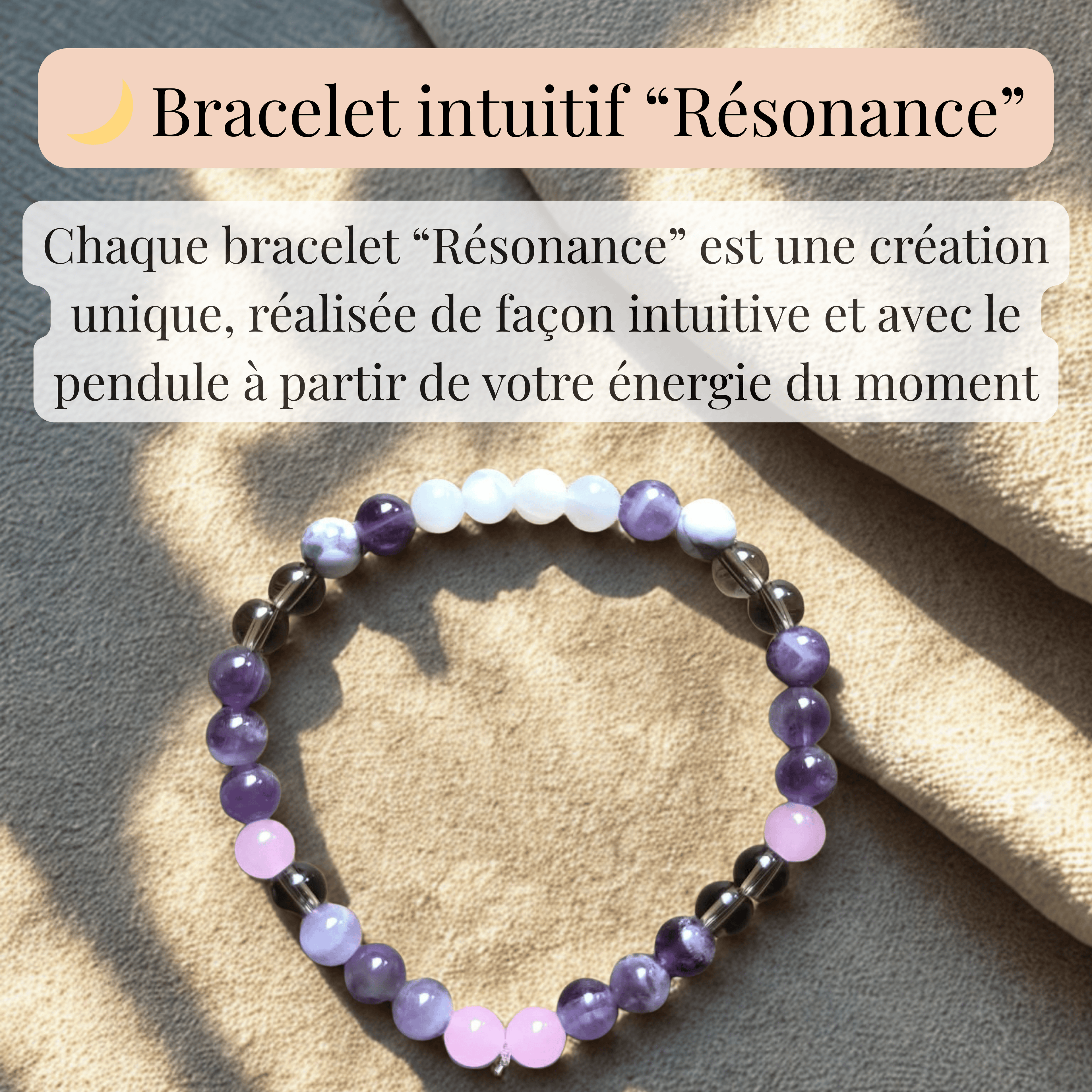 🌙 Bracelet intuitif “Résonance”