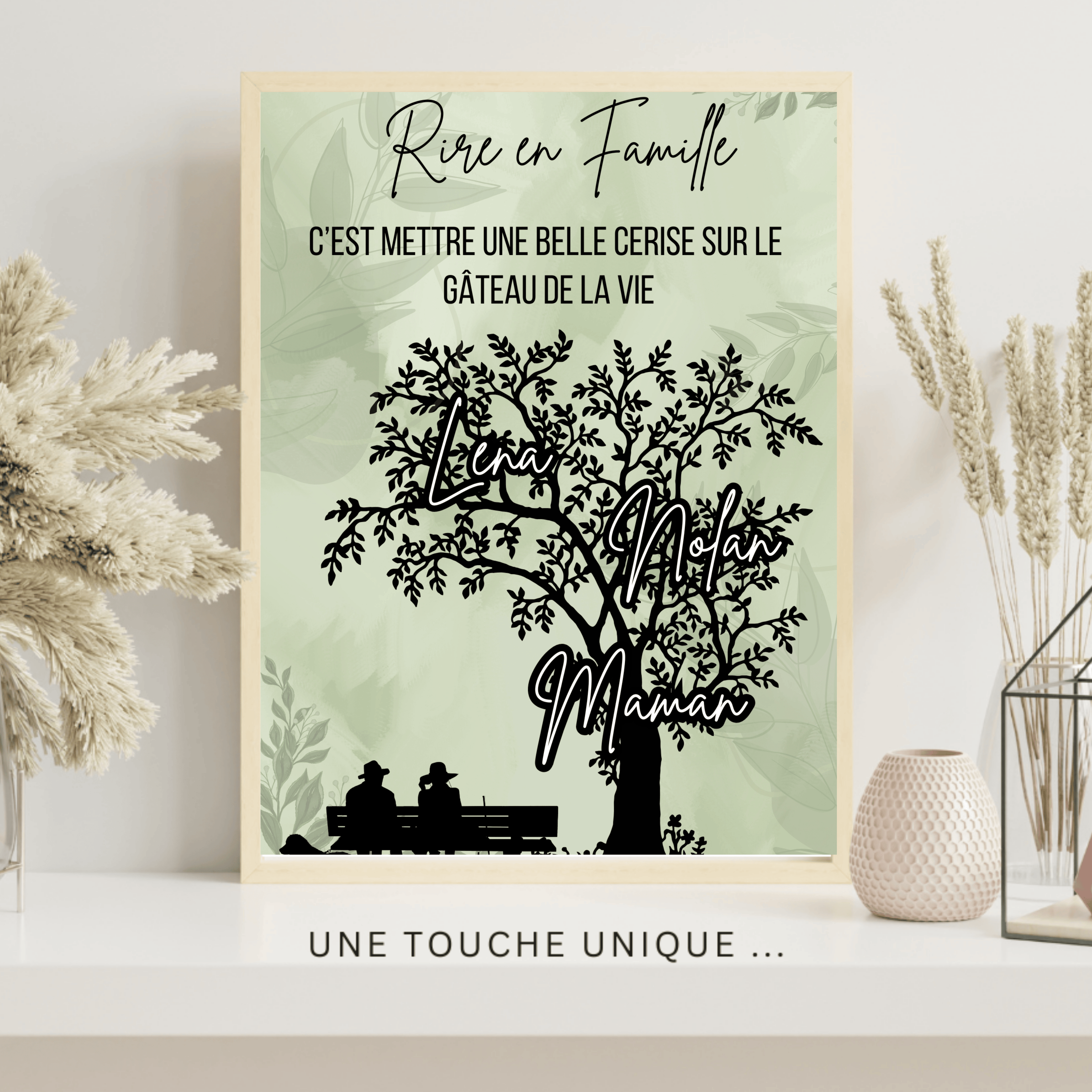 Cadre arbre personnalisé – Fête des Mères