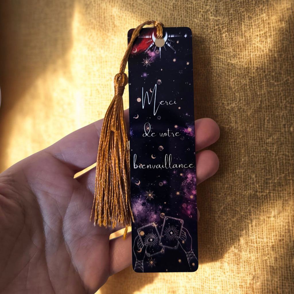 Marque-Page Personnalisé avec Pompom – Recto/Verso