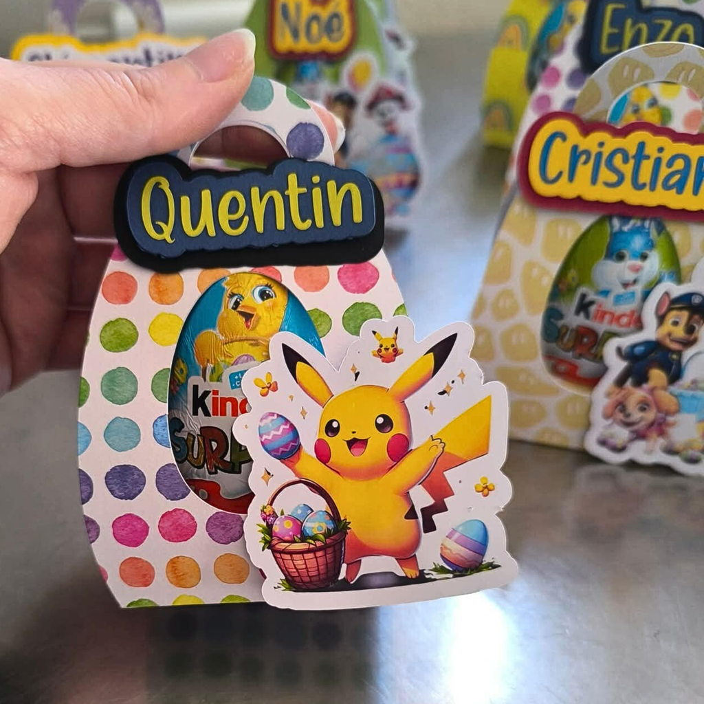 Œuf Kinder Personnalisé – Thème & Prénom