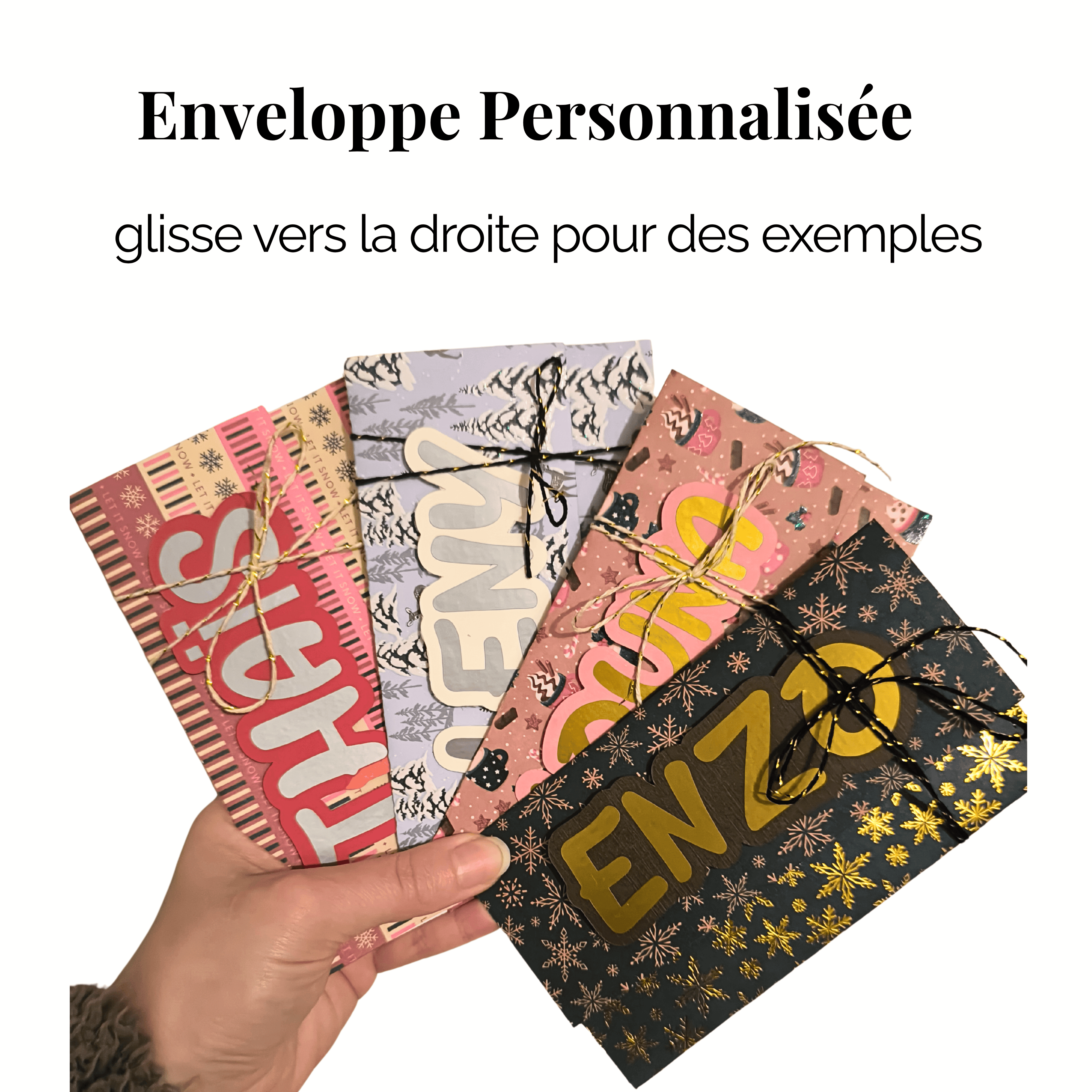 Enveloppe à Billet Personnalisée