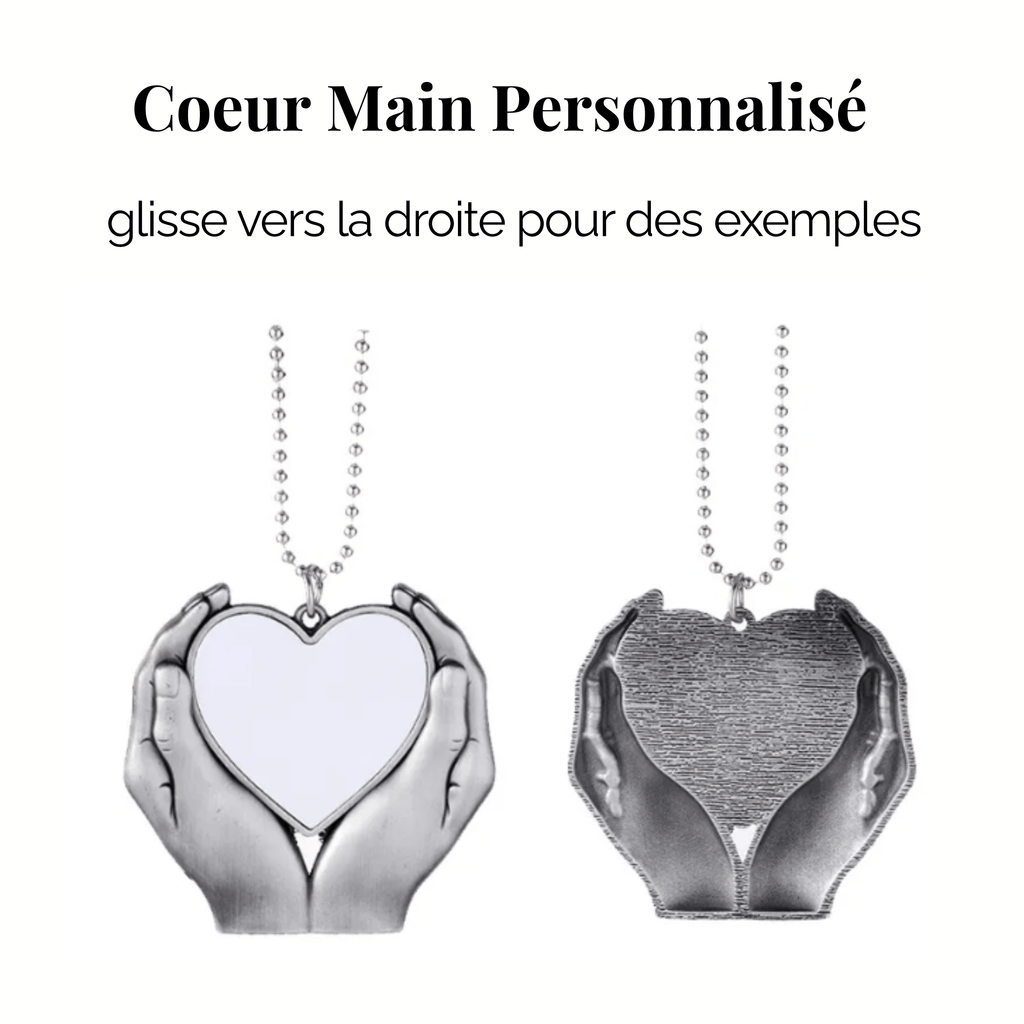 Main Cœur avec Photo Personnalisée