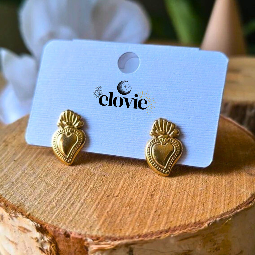 Puces d’oreilles cœur sacré