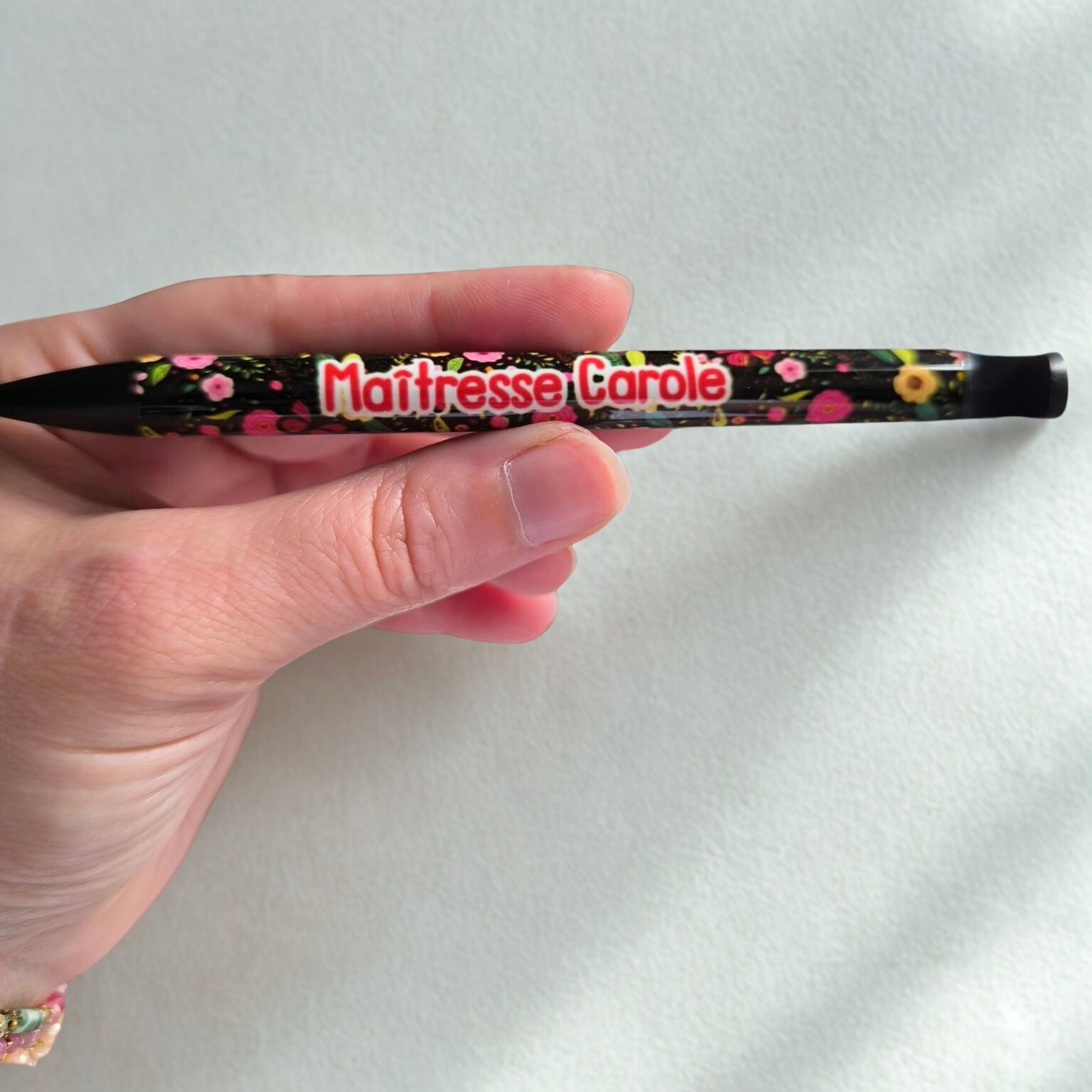 Stylo Personnalisé – Prénom, Texte & Thème au Choix