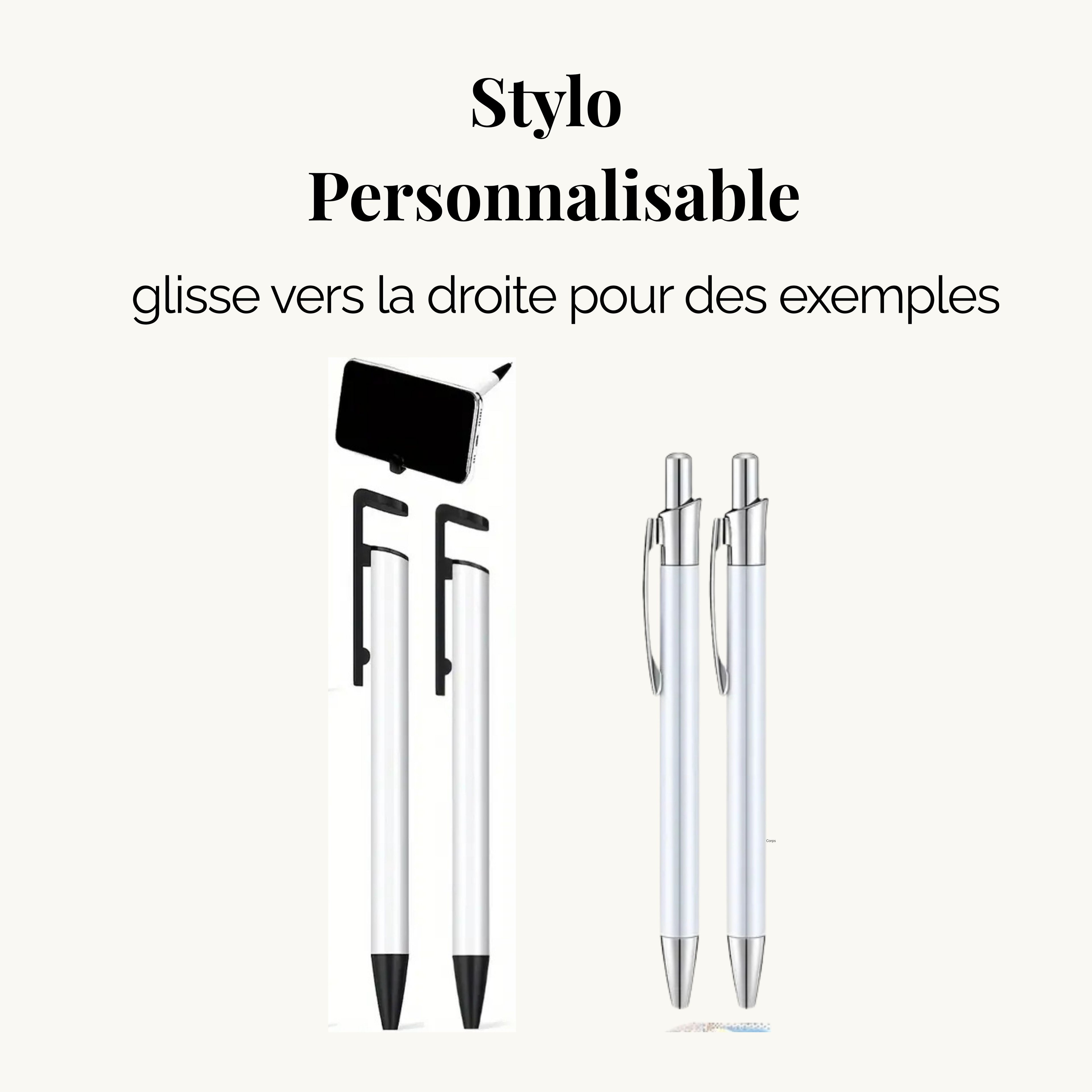 Stylo Personnalisé – Prénom, Texte & Thème au Choix