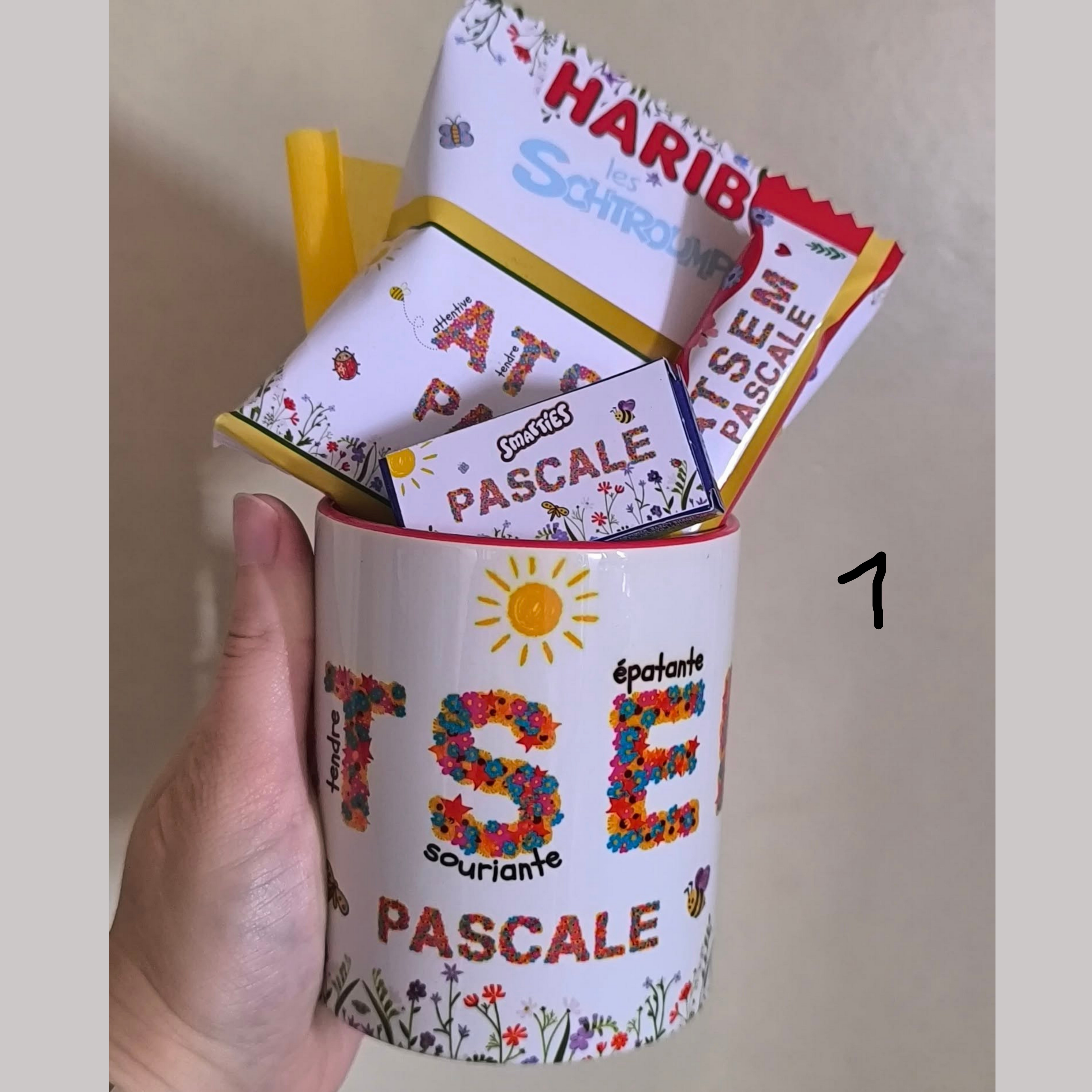 Tasse Garnie Personnalisée ☕🍬