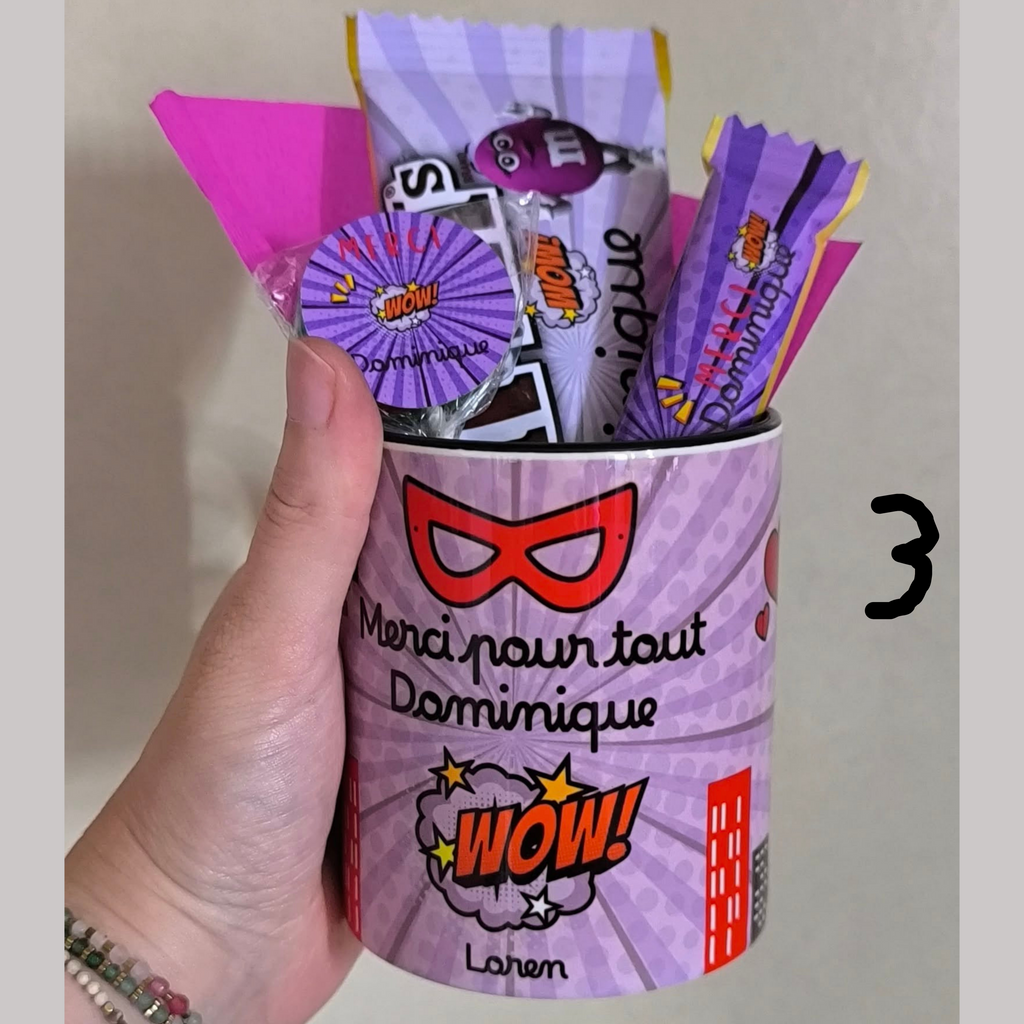 Tasse Garnie Personnalisée ☕🍬